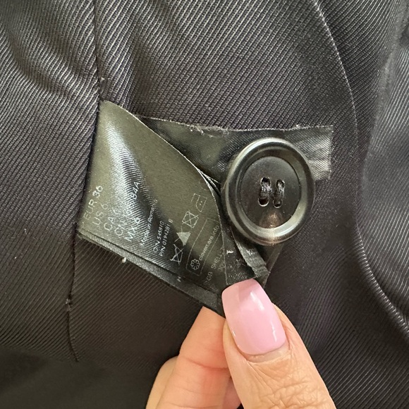 ISABEL MARANT Pour H&M Tailored Grey Coat Size 4 - Picture 4 of 7